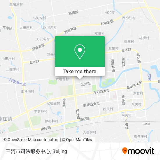 三河市司法服务中心 map