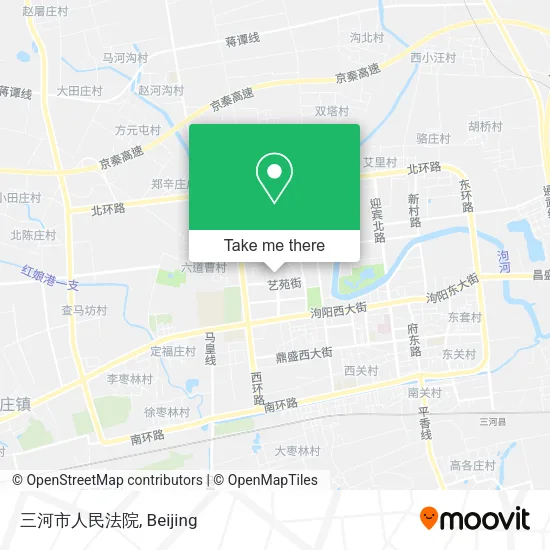 三河市人民法院 map