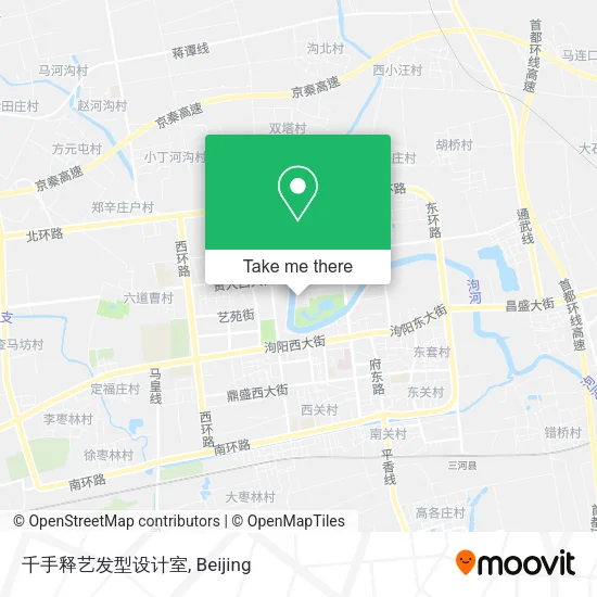 千手释艺发型设计室 map