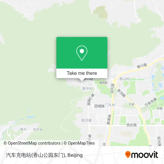 汽车充电站(香山公园东门) map