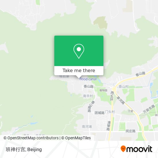 班禅行宫 map