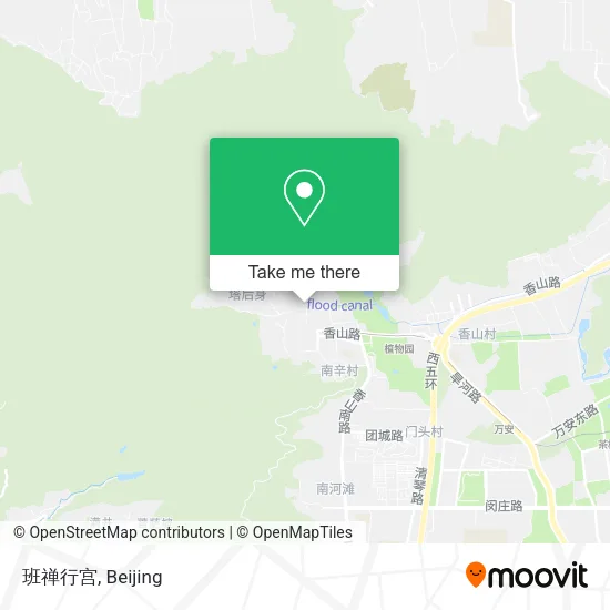 班禅行宫 map
