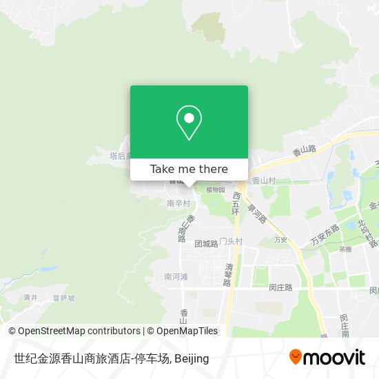 世纪金源香山商旅酒店-停车场 map