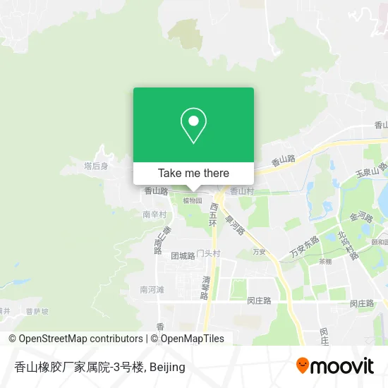 香山橡胶厂家属院-3号楼 map