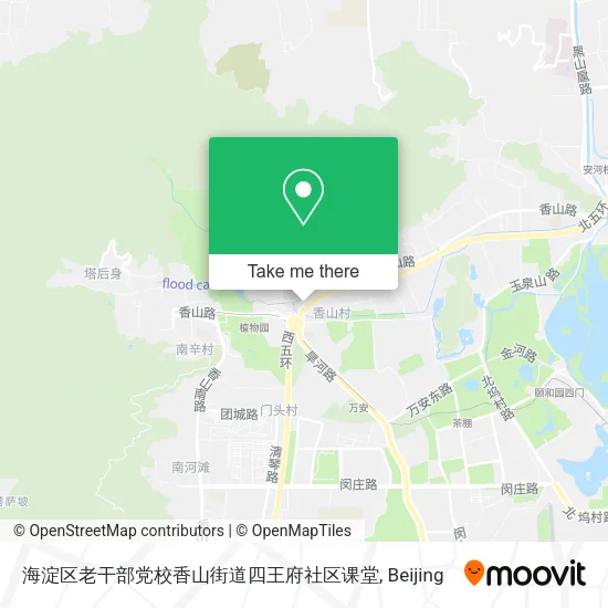 海淀区老干部党校香山街道四王府社区课堂 map