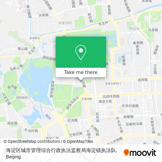 海淀区城市管理综合行政执法监察局海淀镇执法队 map