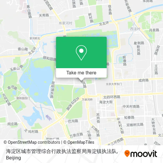 海淀区城市管理综合行政执法监察局海淀镇执法队 map