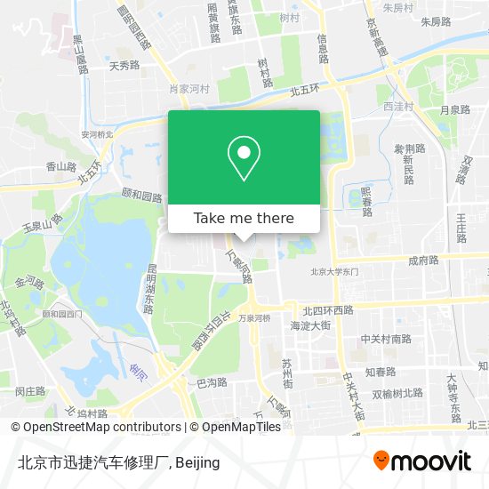 北京市迅捷汽车修理厂 map