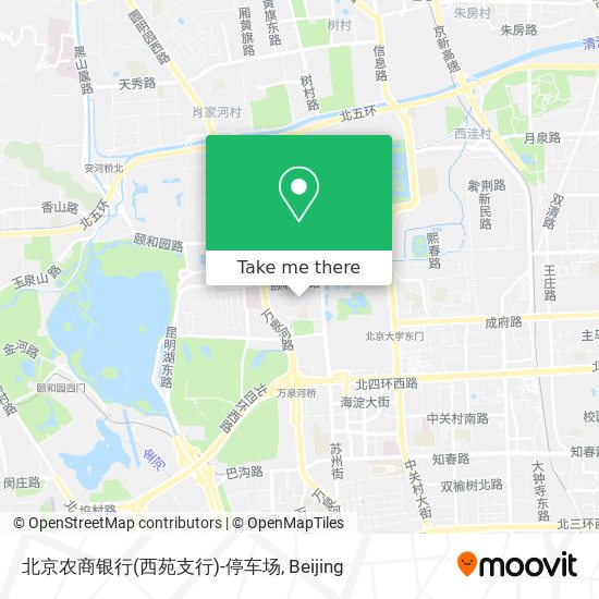 北京农商银行(西苑支行)-停车场 map