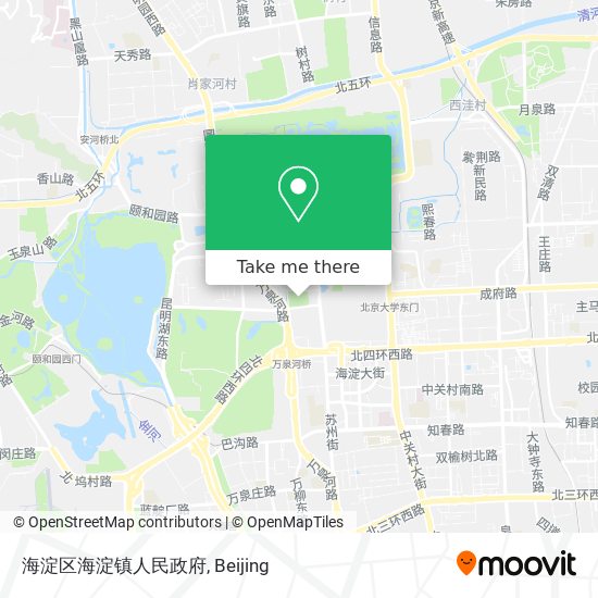 海淀区海淀镇人民政府 map