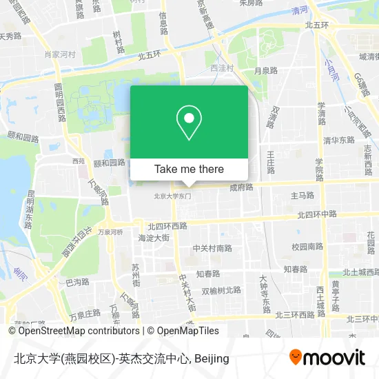 北京大学(燕园校区)-英杰交流中心 map