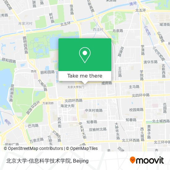 北京大学-信息科学技术学院 map