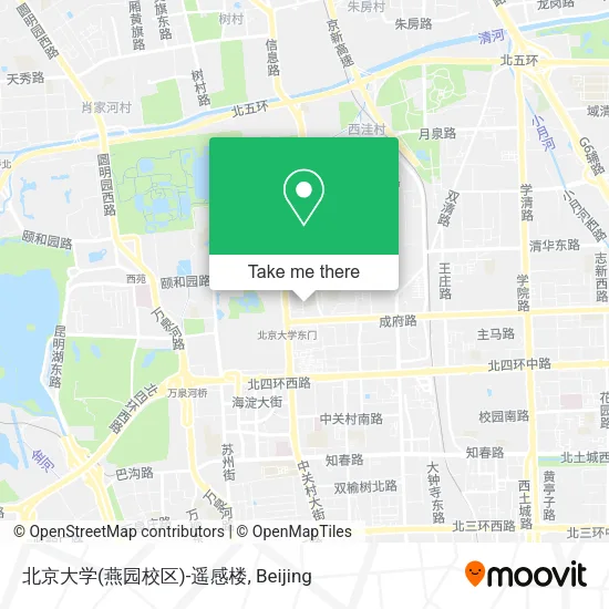 北京大学(燕园校区)-遥感楼 map