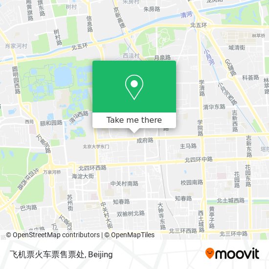 飞机票火车票售票处 map