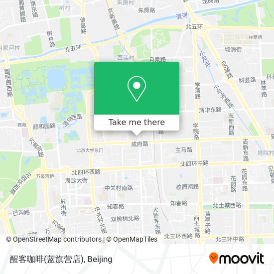 醒客咖啡(蓝旗营店) map