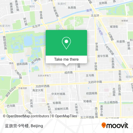 蓝旗营-9号楼 map