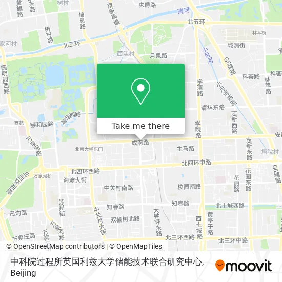 中科院过程所英国利兹大学储能技术联合研究中心 map