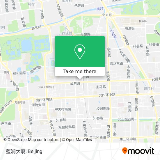 蓝润大厦 map