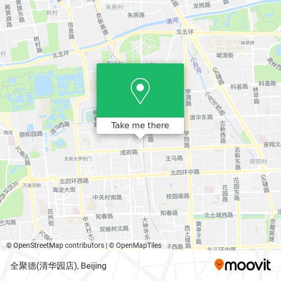 全聚德(清华园店) map