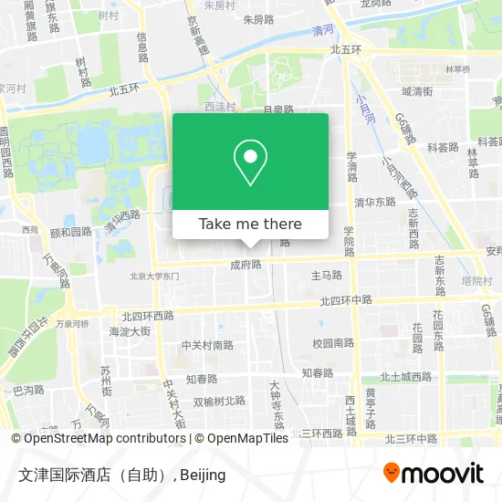 文津国际酒店（自助） map