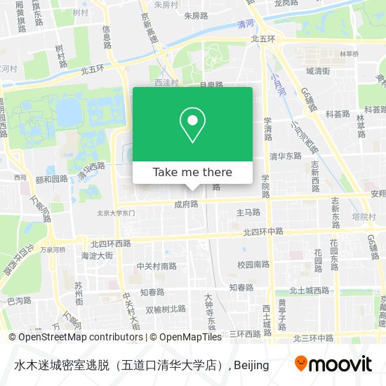 水木迷城密室逃脱（五道口清华大学店） map