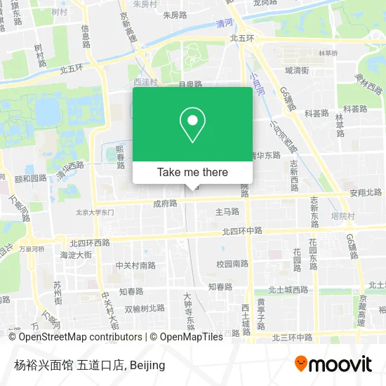 杨裕兴面馆 五道口店 map
