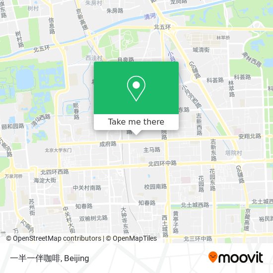 一半一伴咖啡 map