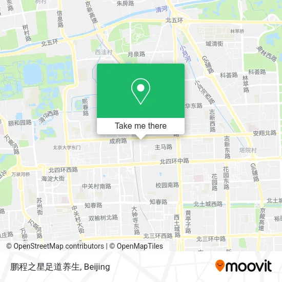 鹏程之星足道养生 map