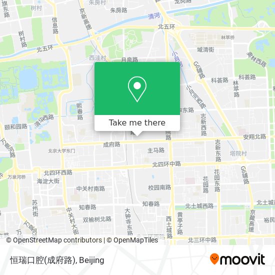 恒瑞口腔(成府路) map
