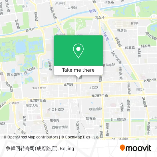 争鲜回转寿司(成府路店) map
