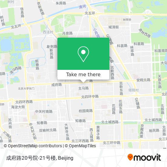 成府路20号院-21号楼 map