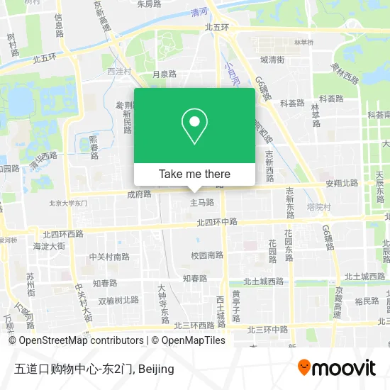 五道口购物中心-东2门 map