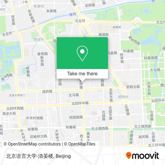 北京语言大学-清晏楼 map