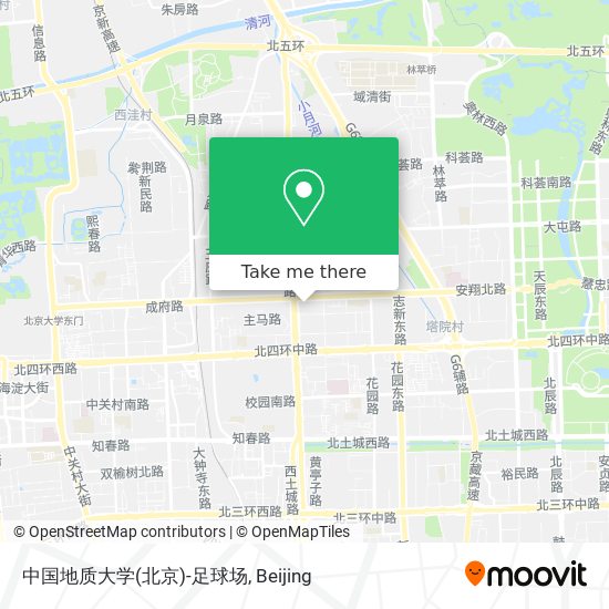 中国地质大学(北京)-足球场 map
