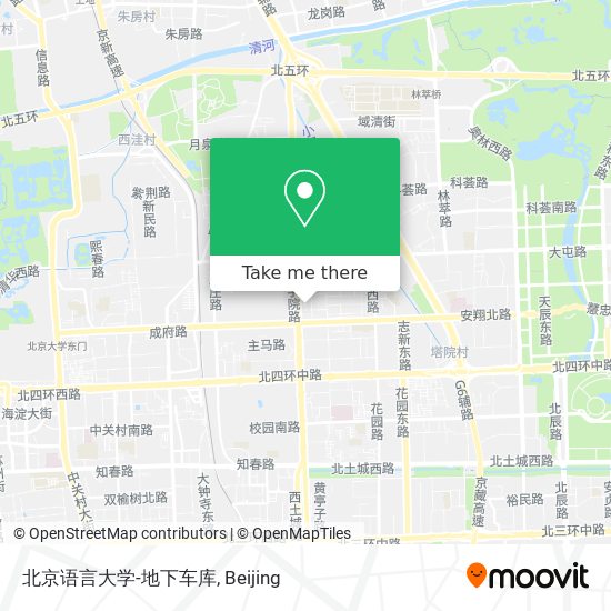 北京语言大学-地下车库 map