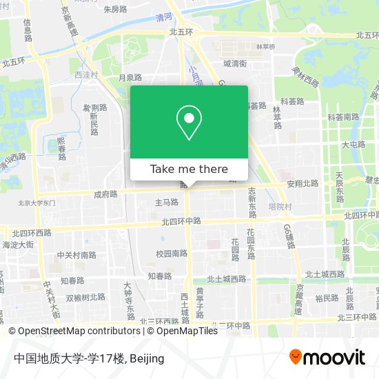 中国地质大学-学17楼 map