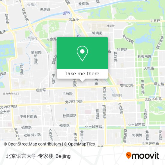 北京语言大学-专家楼 map