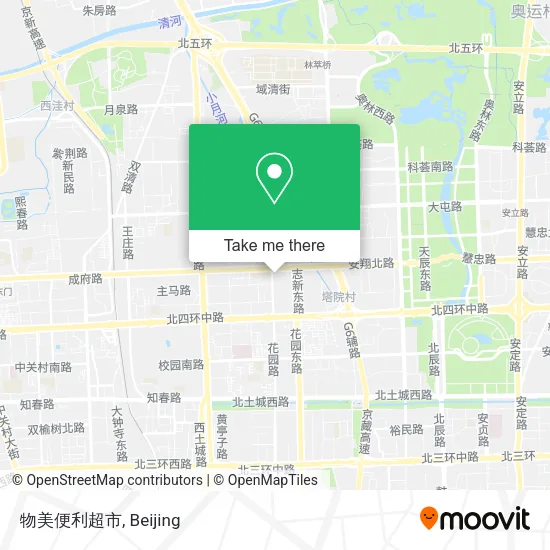 物美便利超市 map