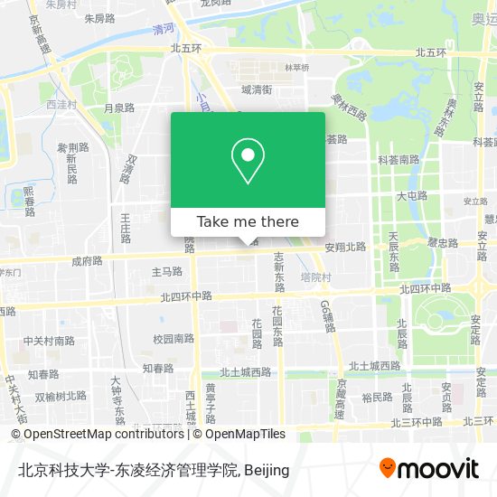 北京科技大学-东凌经济管理学院 map