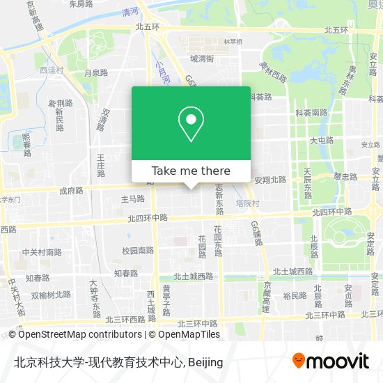 北京科技大学-现代教育技术中心 map