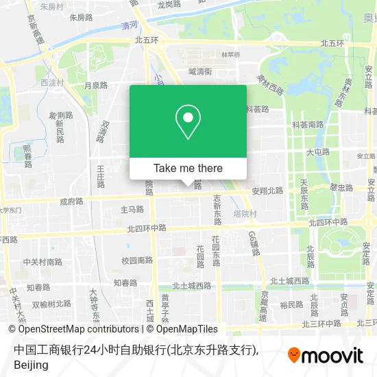 中国工商银行24小时自助银行(北京东升路支行) map