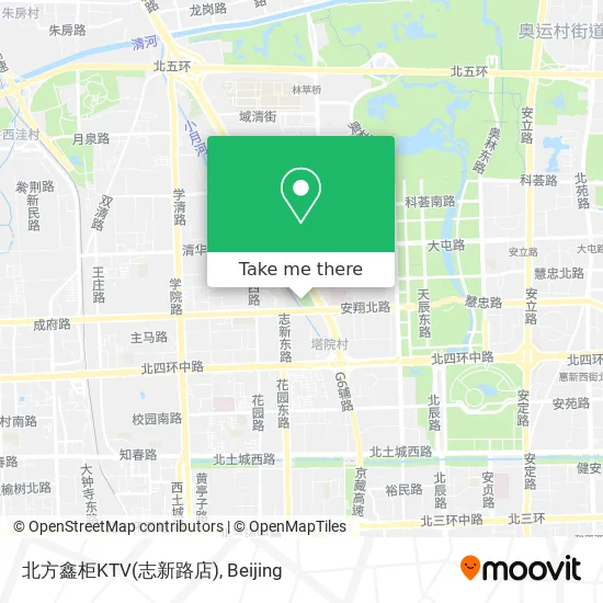 北方鑫柜KTV(志新路店) map