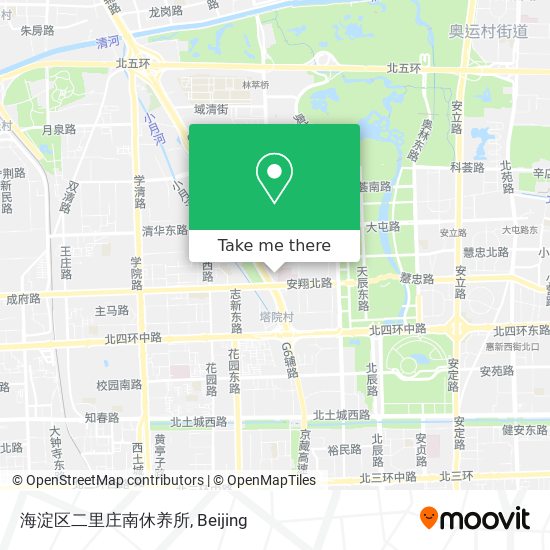 海淀区二里庄南休养所 map