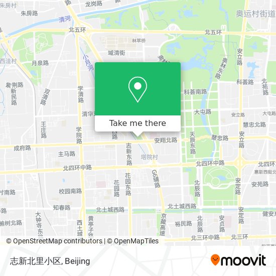志新北里小区 map