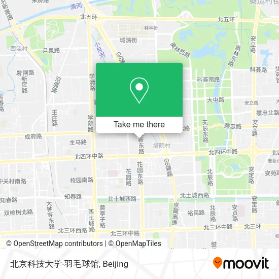 北京科技大学-羽毛球馆 map