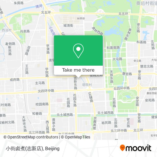小街卤煮(志新店) map