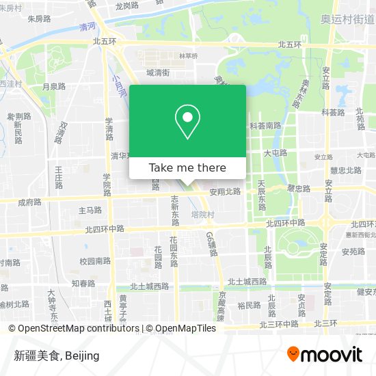 新疆美食 map
