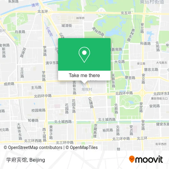 学府宾馆 map