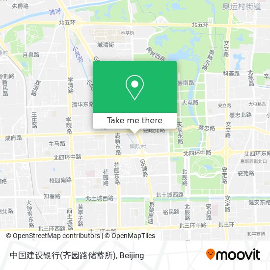 中国建设银行(齐园路储蓄所) map