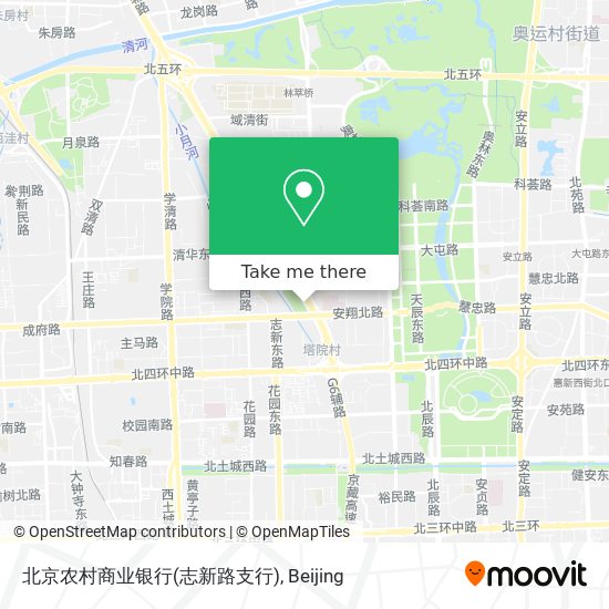 北京农村商业银行(志新路支行) map